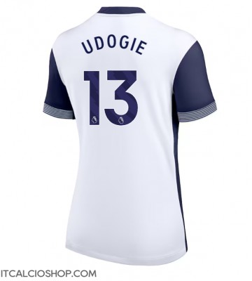 Tottenham Hotspur Destiny Udogie #13 Prima Maglia Femmina 2024-25 Manica Corta